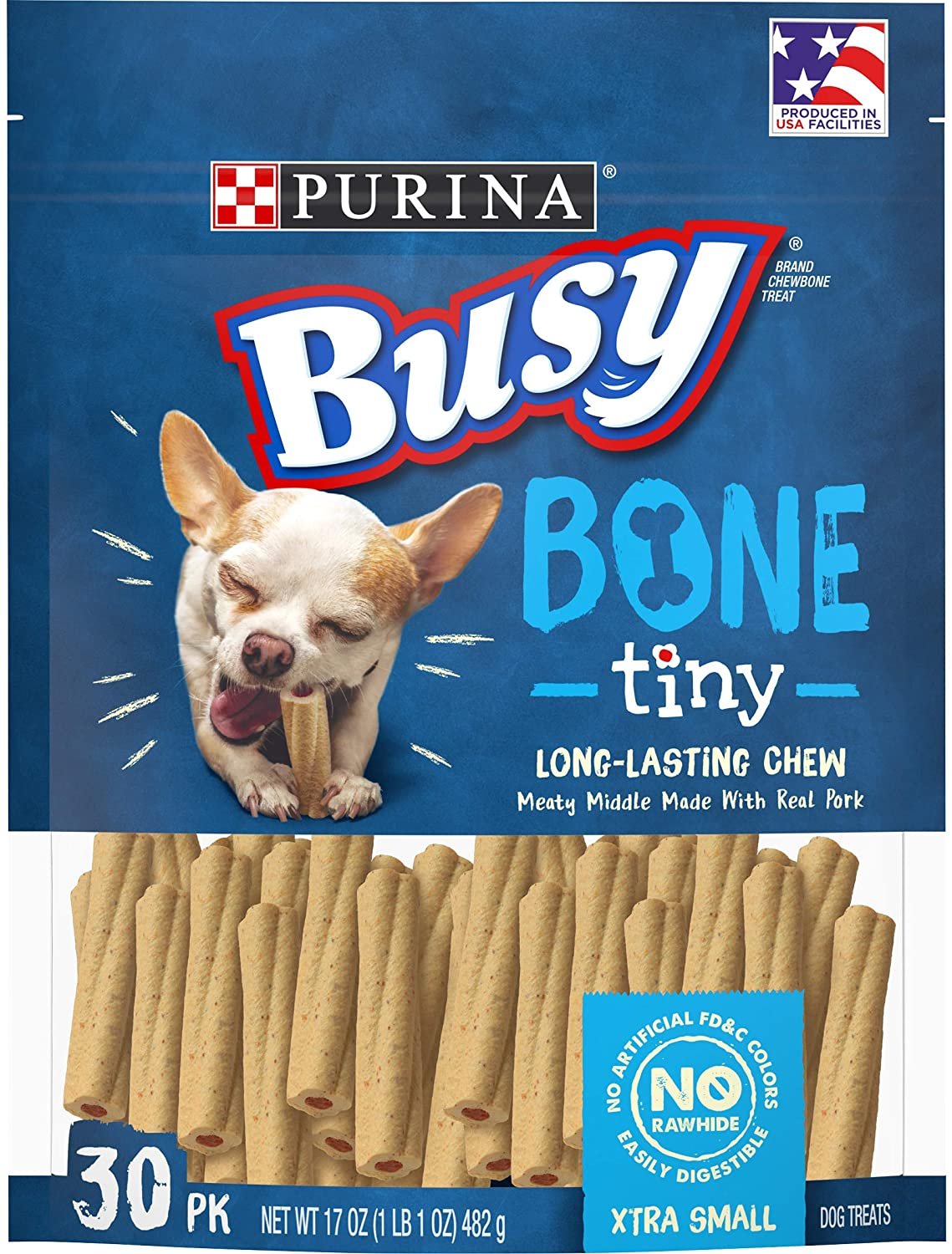 Purina  Busy Bone Dog Chew Mini/Tiny Dog Treats for Small Dogs