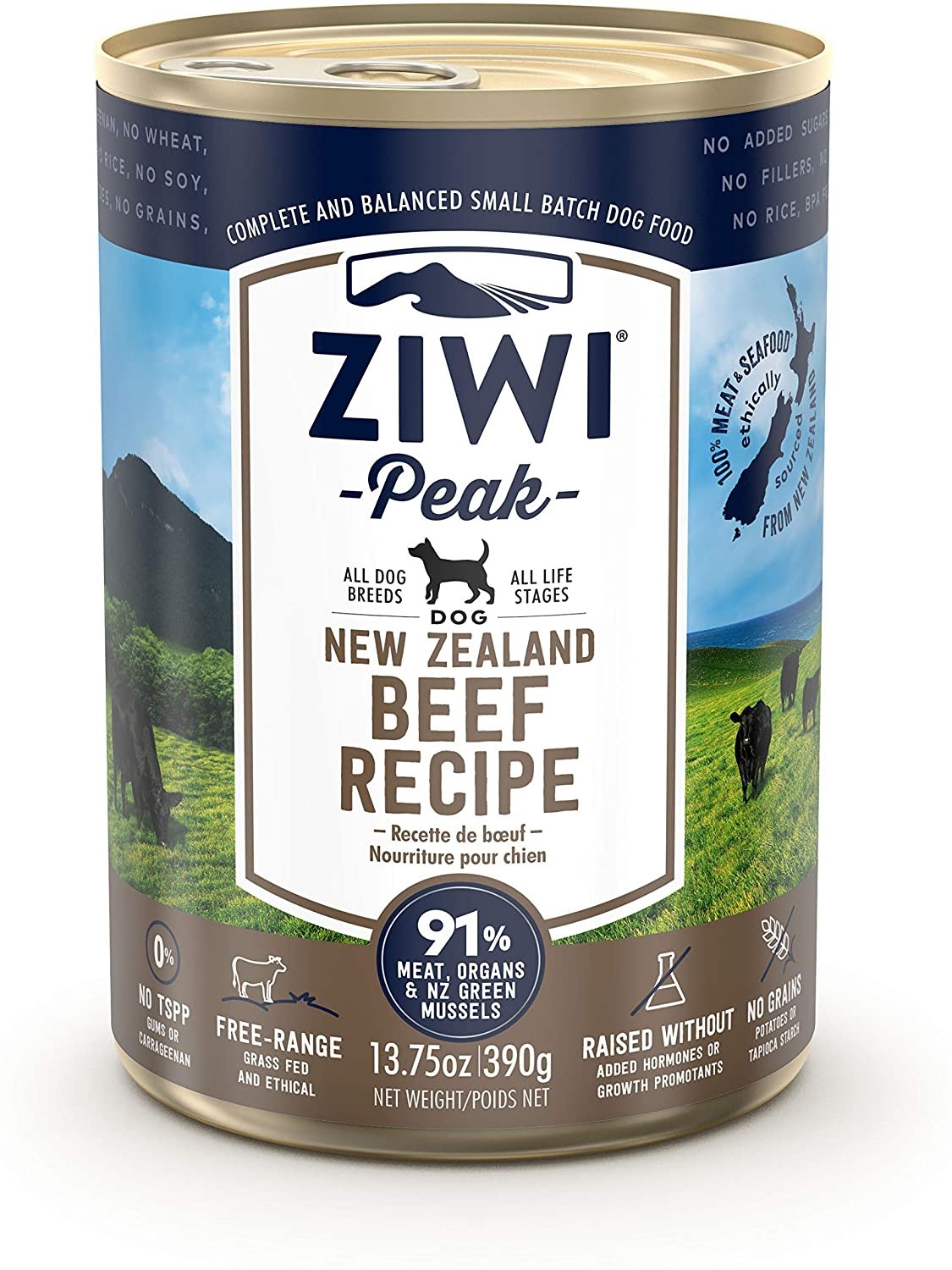 Ziwi Peak New Zealand Beef Recipe Canned food